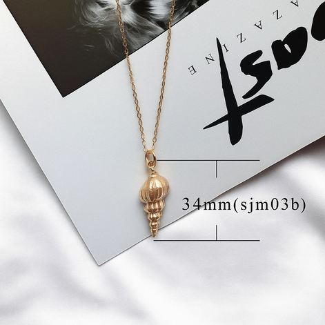 Ocean-Inspired Alloy Necklace | Elegant Beach Jewelry for Women by Wave & Hang