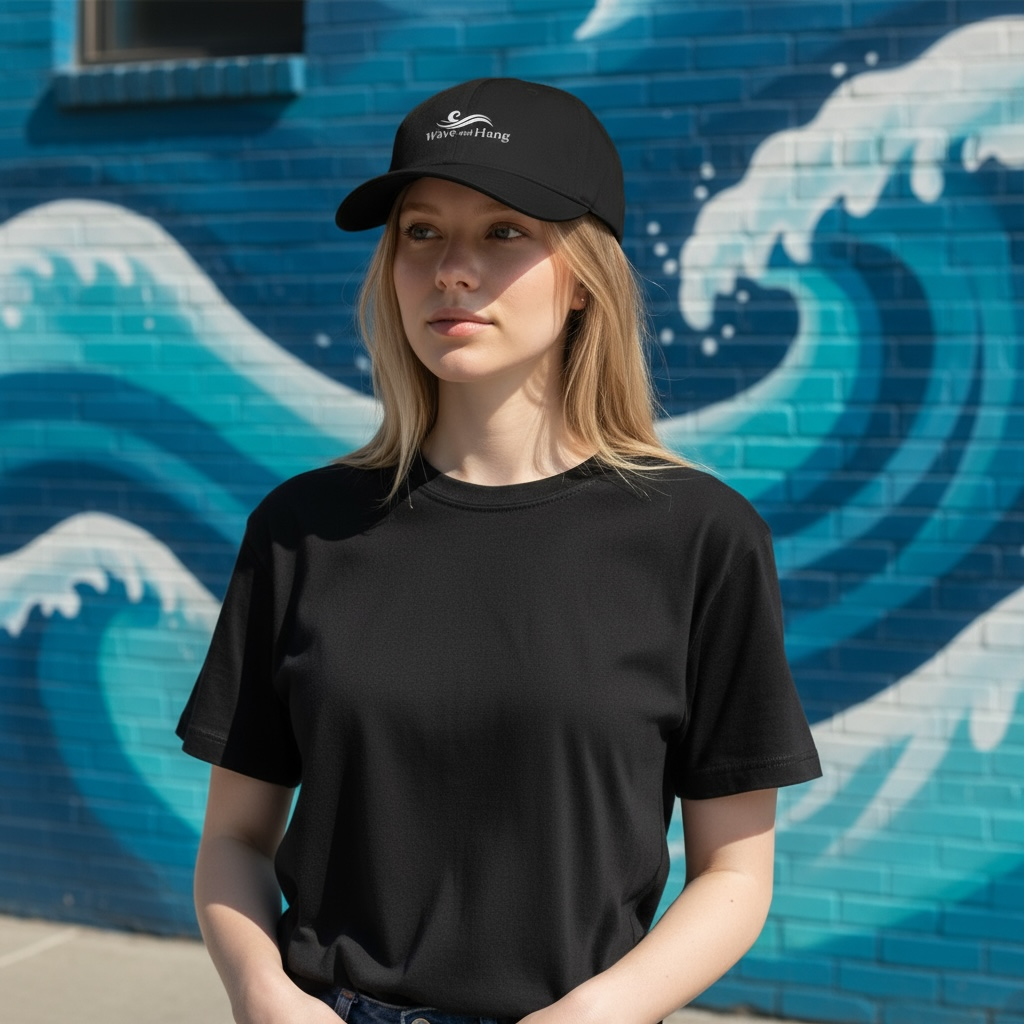 Wave and Hang 5 Panel Mid-Profile Baseball Cap | Otto Cap 31-069 by Wave & Hang