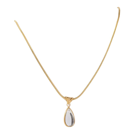 Blue Ocean Drop Necklace - Serene Teardrop Pendant for Women by Wave & Hang
