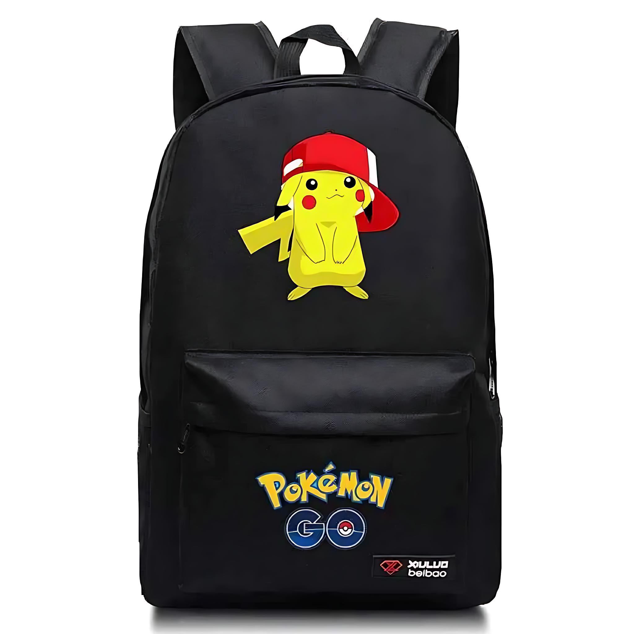 Pokémon Pikachu Backpack – Anime Style School Bag for Students & Fans (Unisex) by Wave & Hang