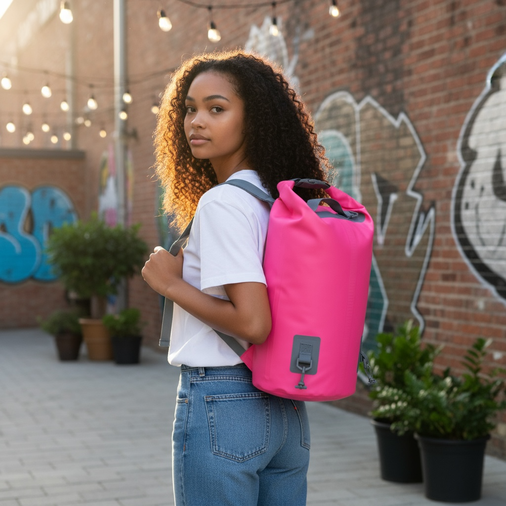 PVC Waterproof Dry Bag – Roll-Top, IPX Waterproof (5L–30L) by Wave & Hang