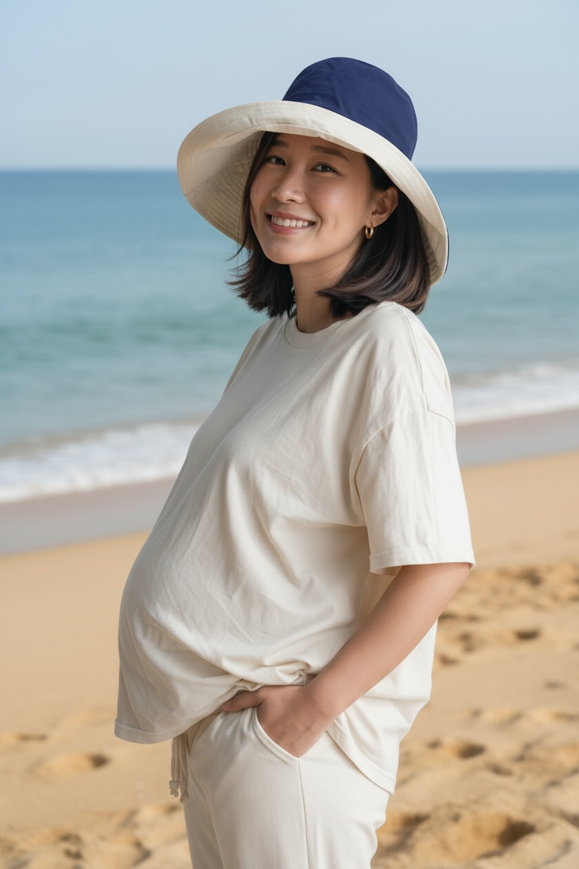 Women's UV Protection Sun Hat | Stylish Wide Brim Shield by Wave & Hang