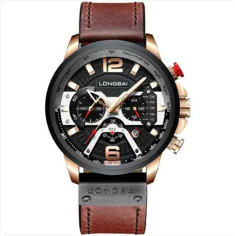 Luxury Multifunctional Waterproof Quartz Watch for Men – Sport & Classic Design