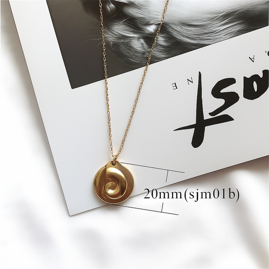 Ocean-Inspired Alloy Necklace | Elegant Beach Jewelry for Women by Wave & Hang