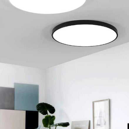 Modern LED Ceiling Light Fixture | Adjustable 3-Color Square Lighting for Bedroom & Living Room | Acrylic Flush Mount Lamp