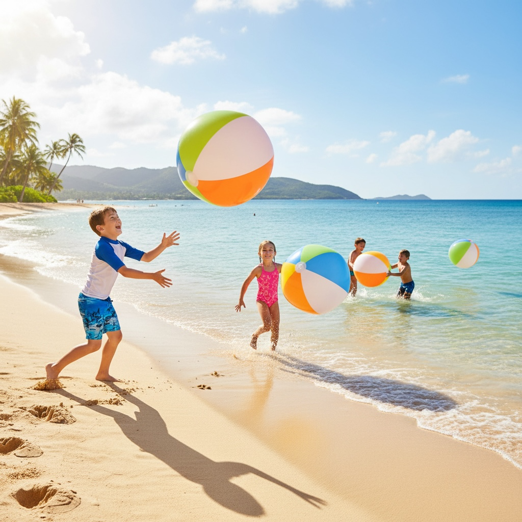 Top Race Inflatable Beach Balls - 24