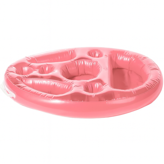 Inflatable Pineapple Pool Drink Holder Floating Snack Tray by Wave & Hang
