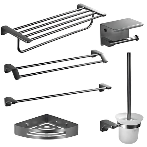 304 Stainless Steel Towel Rack Set – Rustproof & Modern Design by Wave & Hang