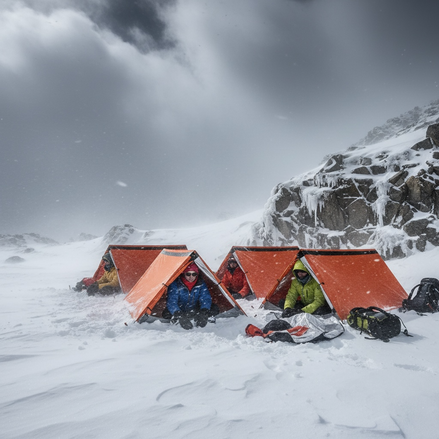 Mylar Survival Tents 4-Pack by Adventure Ready – All-Weather Protection