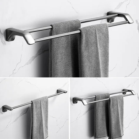 Premium 304 Stainless Steel Towel Rack Set for Bathroom, Kitchen, and Home Organization – Rustproof Wall Mounted Holder with Modern Minimalist Design