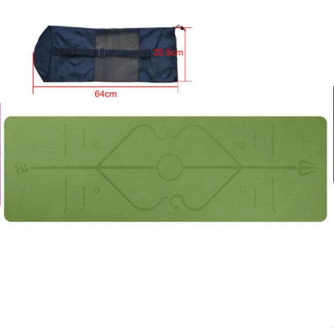 Non-Slip Fitness Yoga Mat – Cushioned, Durable & Lightweight for All Workouts
