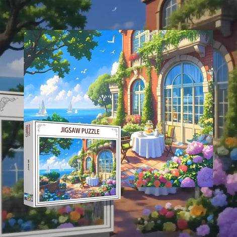 1000-Piece Ocean Room Puzzle | Relax & Unwind | Perfect Gift by Wave & Hang