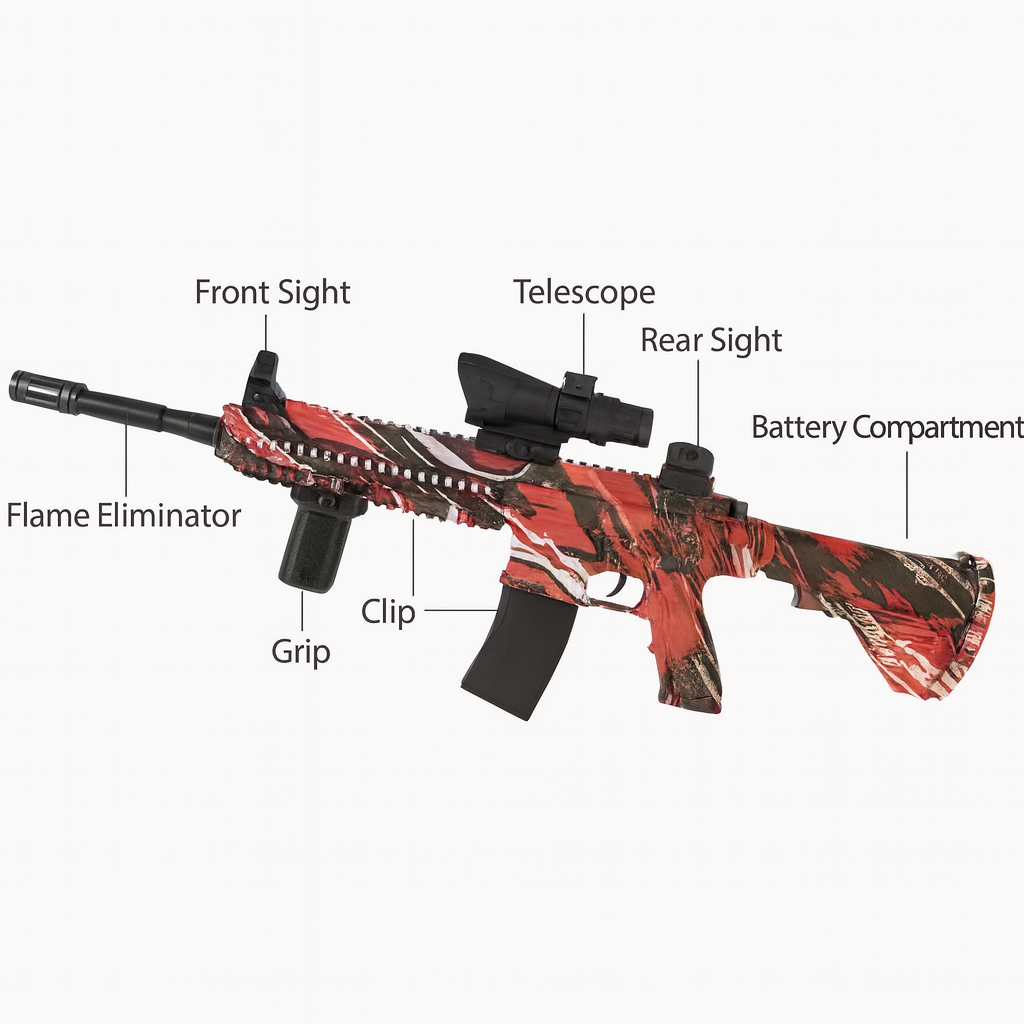 Electric Graffiti Water Gun – Automatic Rechargeable Spray Blaster by Wave & Hang