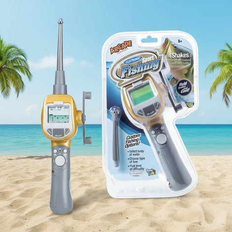 Electronic Sport Fishing Game Handheld Simulator Sound And Vibration by Wave & Hang