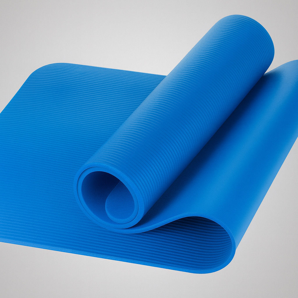 NBR Textured Yoga Mat – Extra Thick, Non-Slip & Cushioned for Comfort by Wave & Hang