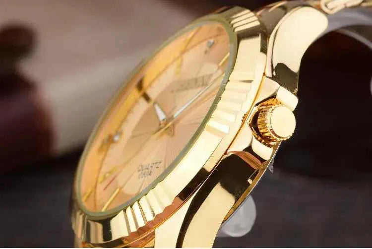 Couple’s Waterproof Quartz Watch – Deluxe Morning Edition, Unisex