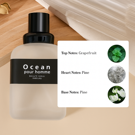 New Gentleman’s Ocean Fragrance for Men | Fresh Long-Lasting 50ml Perfume by Wave & Hang