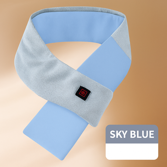 Heated Neck Scarf for Pain Relief | Unisex Comfort by Wave & Hang