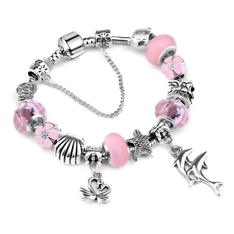 Trendy Ocean Animal Crystal Bracelet – Women’s Marine Charm Jewelry by Wave & Hang