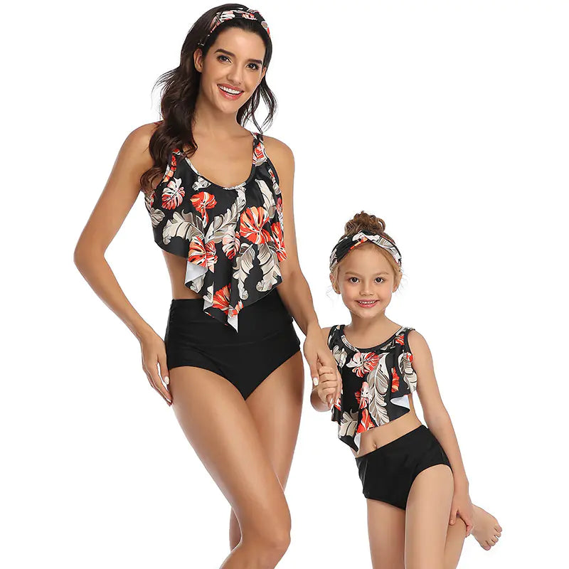 Mommy & Me Matching Bikini Set – Family Swimwear Collection