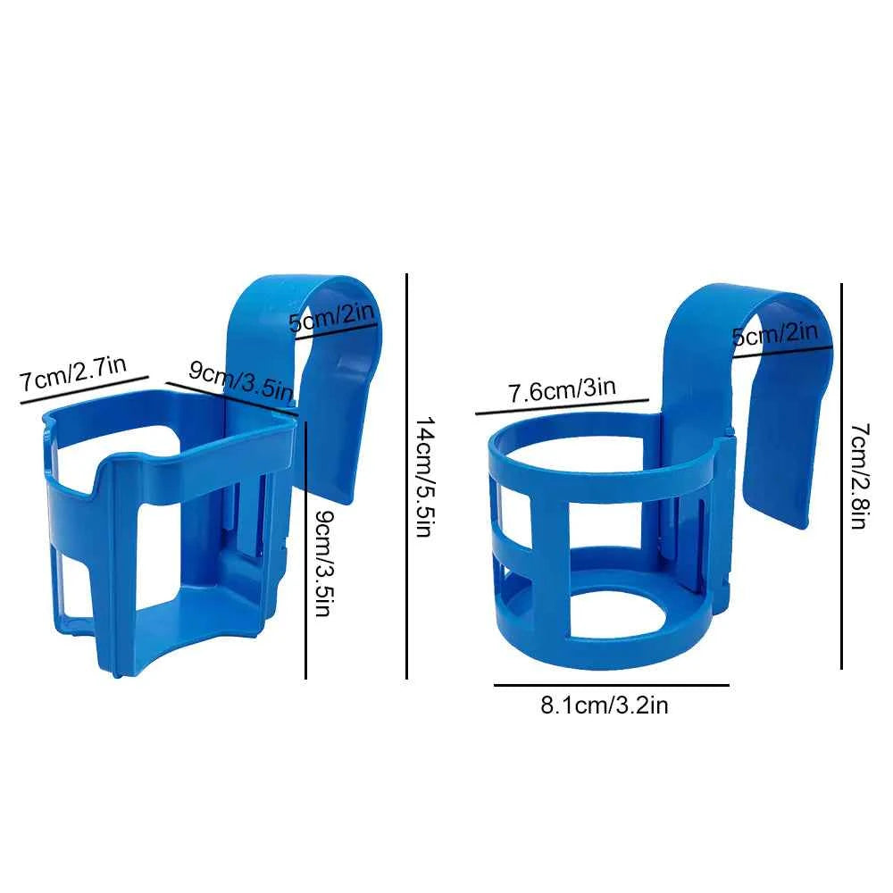 Swimming Pool Cup Holders – Multifunctional Plastic Drink Hangers for Poolside Storage