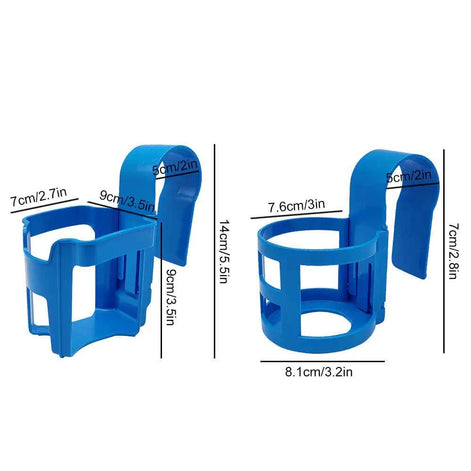 Swimming Pool Cup Holders – Multifunctional Plastic Drink Hangers for Poolside Storage