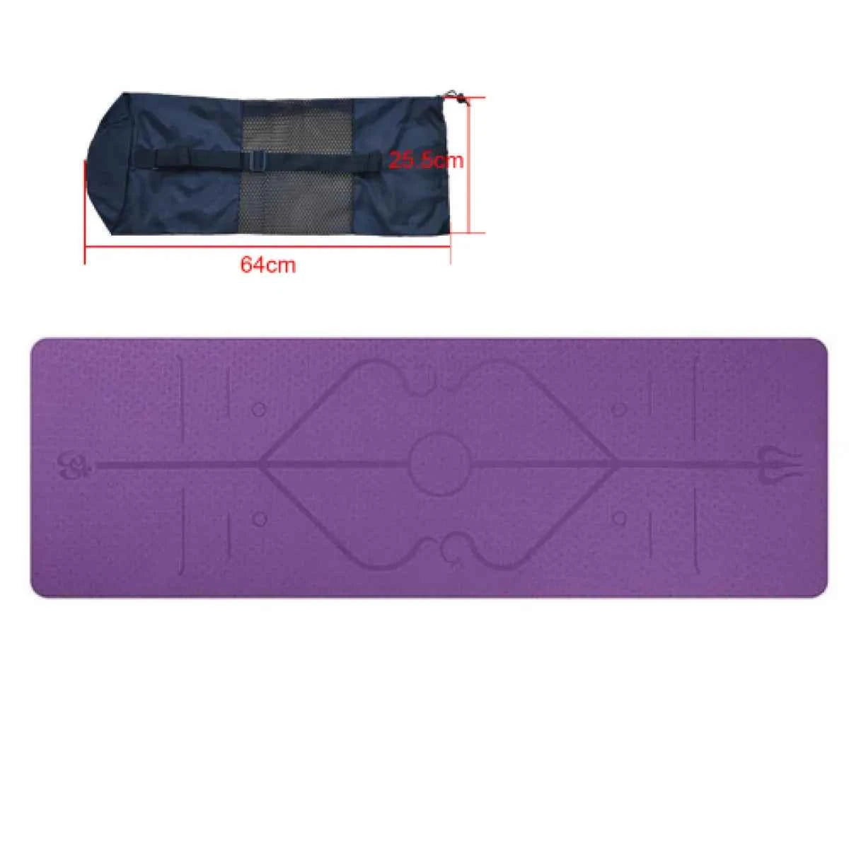 Non-Slip Fitness Yoga Mat – Cushioned, Durable & Lightweight for All Workouts