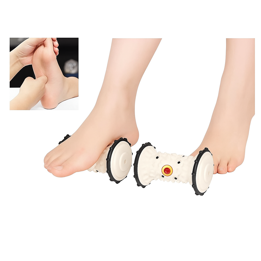 Foot Roller Massager for Plantar Fasciitis Hot and Cold Therapy by Wave & Hang
