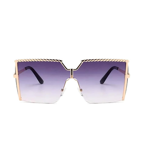 Trendy Frameless Sunglasses | UV400 Ocean Lens Fashion Shades by Wave & Hang