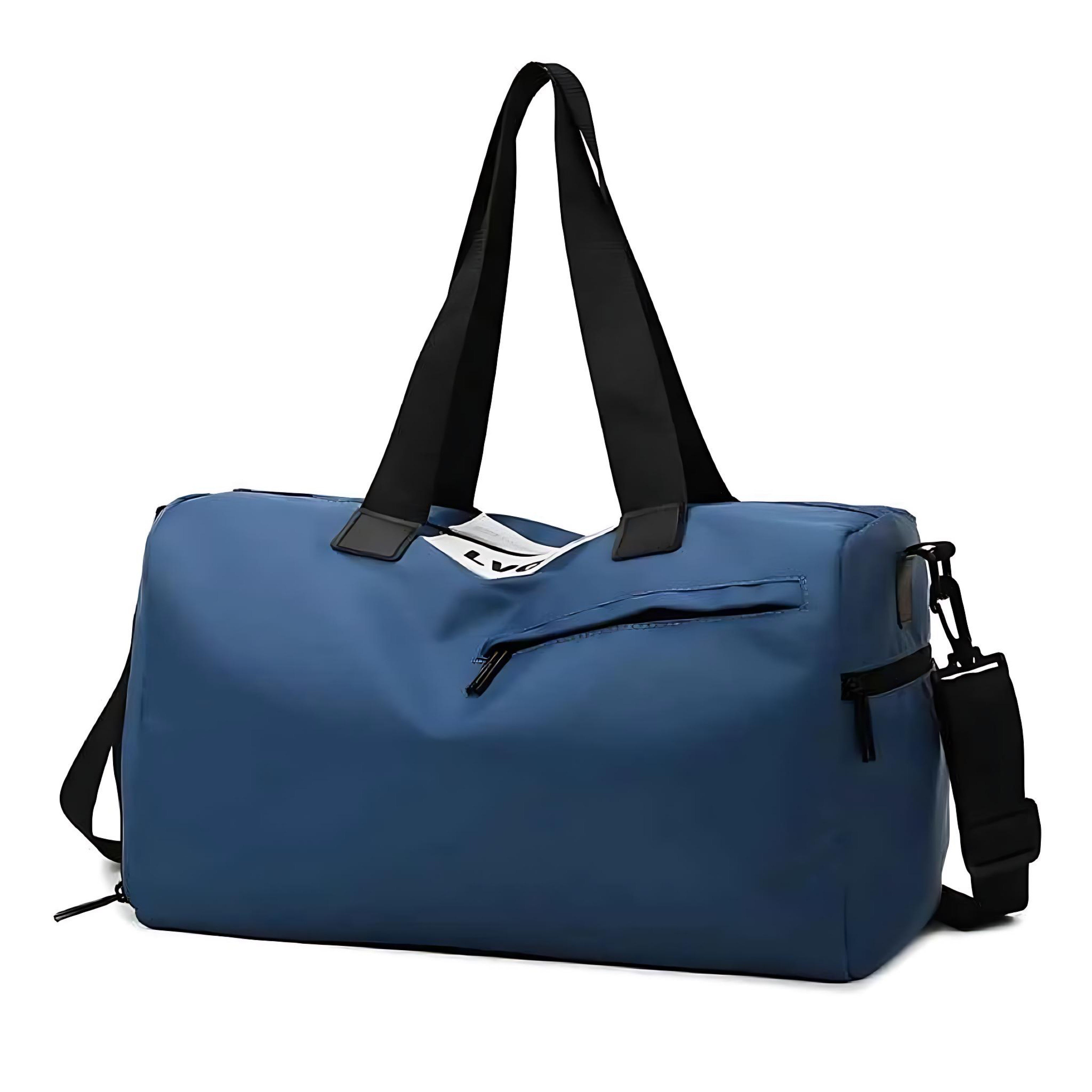 Waterproof Sports Gym Bag With Wet Pocket And Shoe Compartment Large Capacity Travel Duffle by Wave & Hang