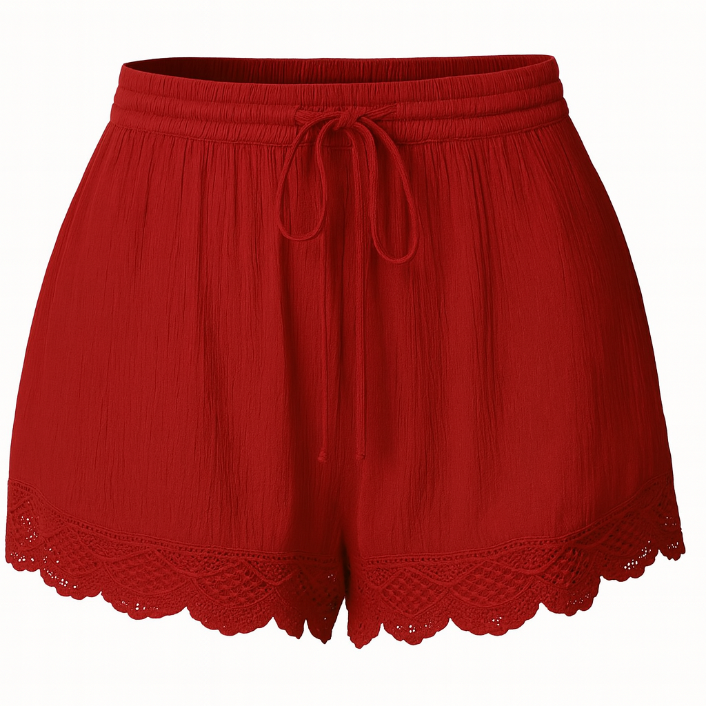 Plus Size Summer Women’s Casual Beach Shorts – Lightweight & Stylish by Wave & Hang