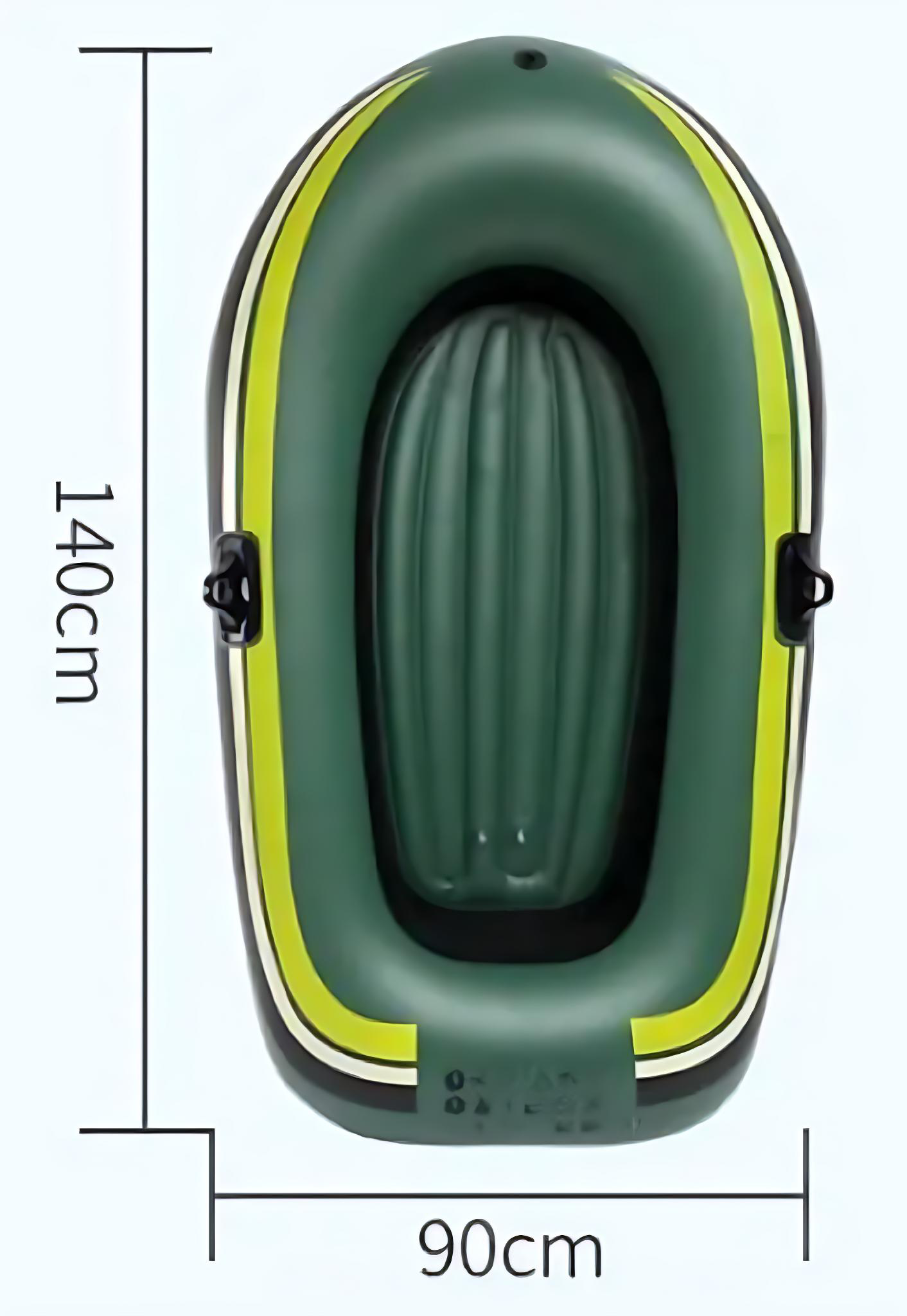 Small PVC Inflatable Boat – Portable Water Raft for Fishing, Leisure & Adventure | Durable 1-Person Inflatable Dinghy with Optional Pump