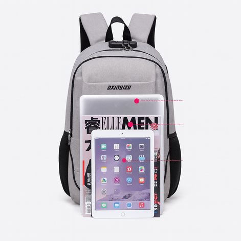Dual Leisure Travel Laptop Backpack – Waterproof, Lightweight & Multi-Compartment