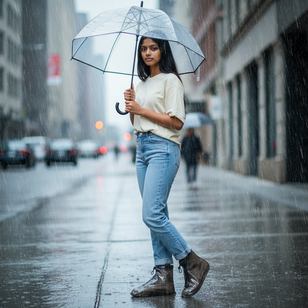 Waterproof Non-Slip Shoe Covers – Reusable PVC Rain Protection by Wave & Hang