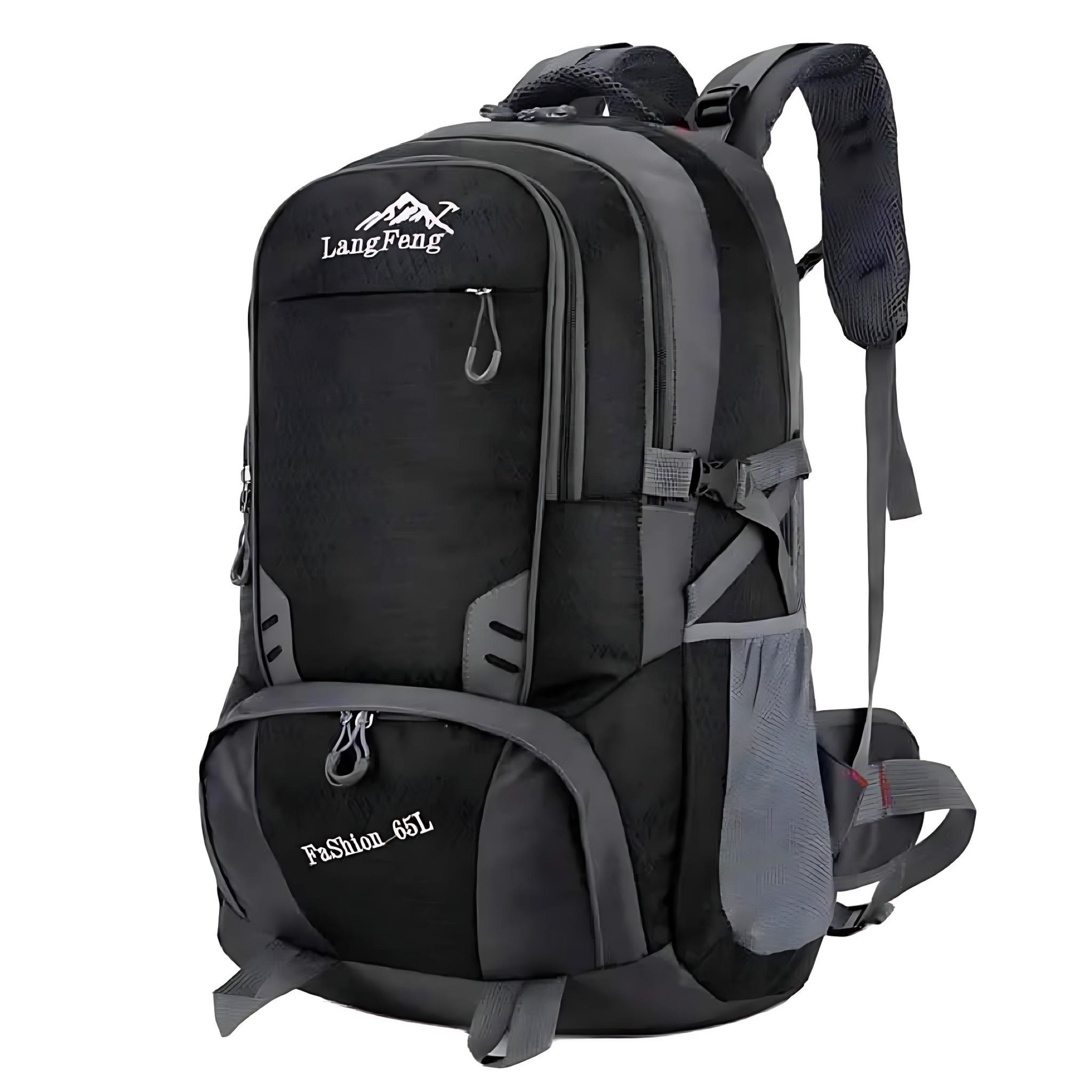 Outdoor Waterproof Backpack – Wear-Resistant Nylon, 15″ Laptop Compartment by Wave & Hang