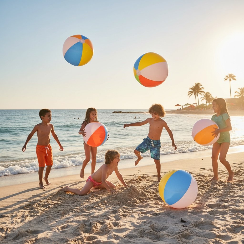 Top Race Inflatable Beach Balls - 24