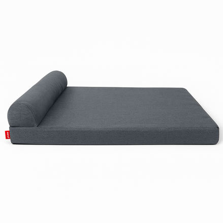 Linen Memory Foam Waterproof Dog Kennel – Washable Pet Bed by Wave & Hang