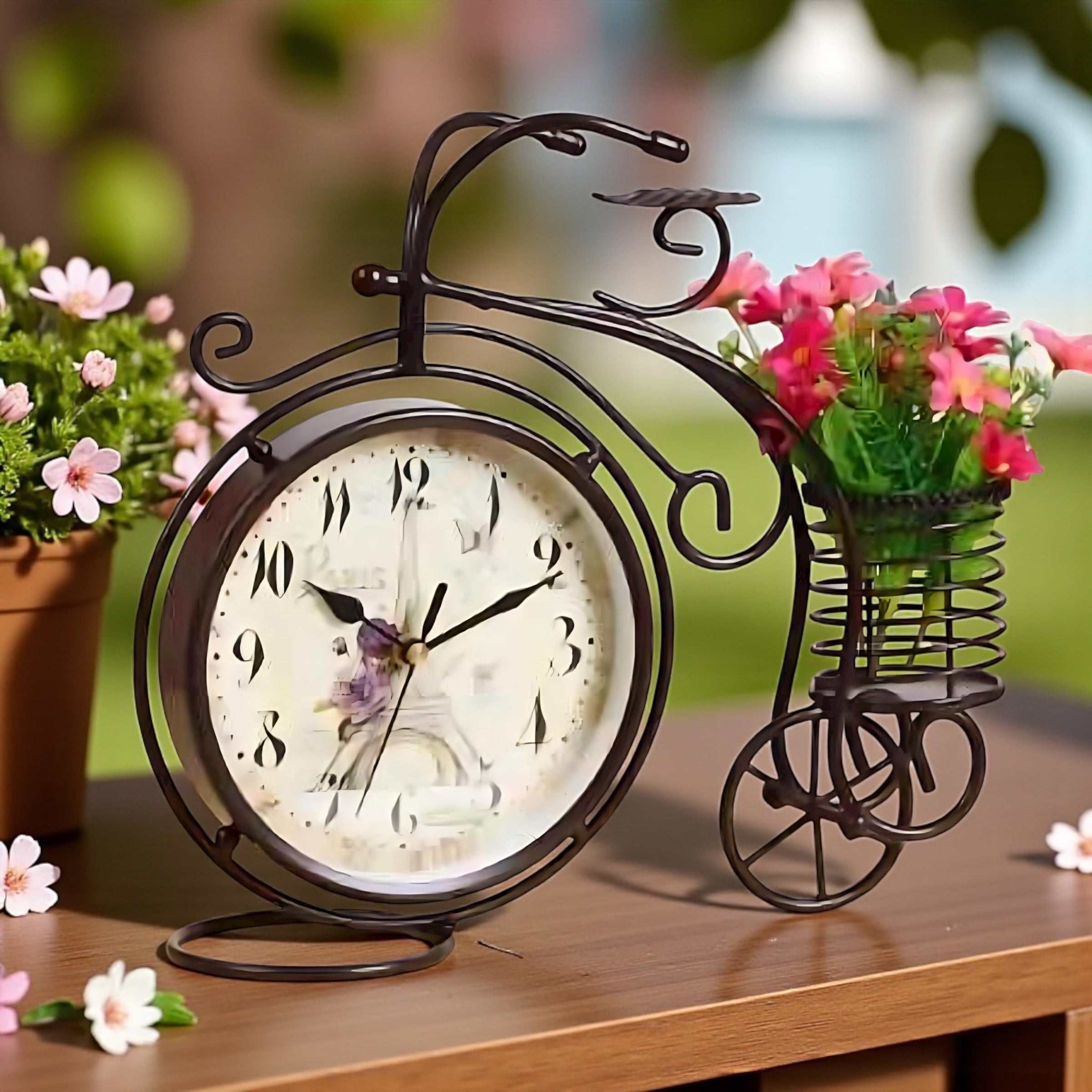 Vintage Owl Wall Clock | Silent Charm for Home | Elegant Décor by Wave & Hang