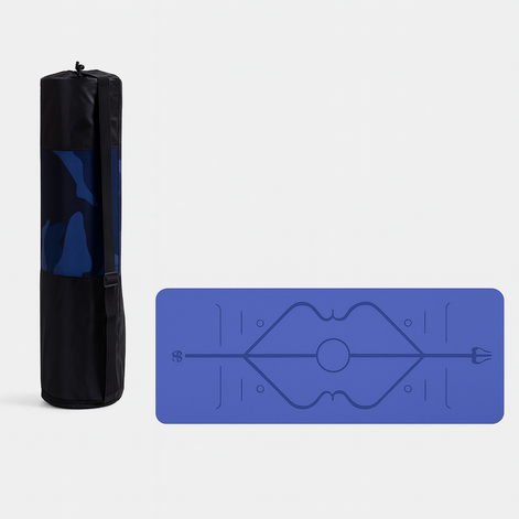 Premium Yoga Mat – Eco-Friendly, Non-Slip & Cushioned for All Workouts by Wave & Hang