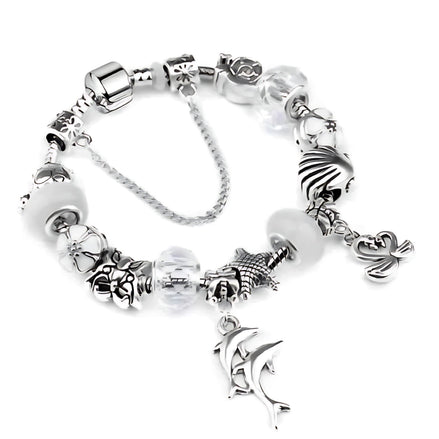 Trendy Ocean Animal Crystal Bracelet – Women’s Marine Charm Jewelry by Wave & Hang