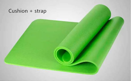 NBR Textured Yoga Mat – Extra Thick, Non-Slip & Cushioned for Comfort