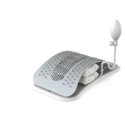 Adjustable Back Stretcher & Magnetic Massager | Lumbar Pain Relief Device for Posture & Muscle Relaxation