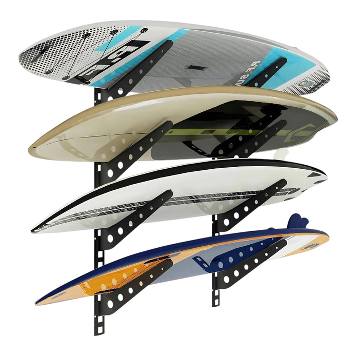 Neorexon™ Adjustable Surfboard Rack – Heavy-Duty Wall Mount for Surfboards, Paddle Boards & More by Wave & Hang