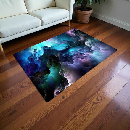 3D Galaxy Space Star Rug | Cosmic Area Carpet for Living Room Decor