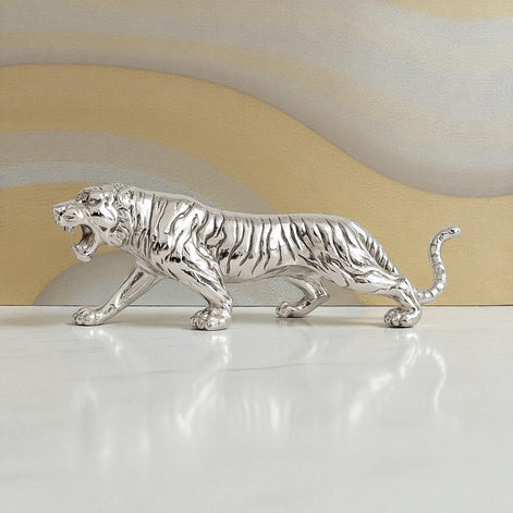 Luxury Resin Tiger Figurine | Strength & Wealth Symbol by Wave & Hang