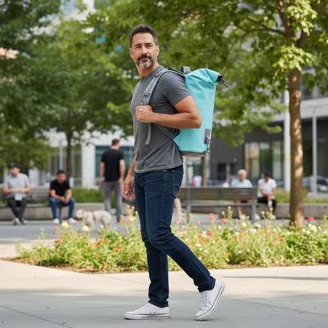 PVC Waterproof Dry Bag – Roll-Top, IPX Waterproof (5L–30L) by Wave & Hang