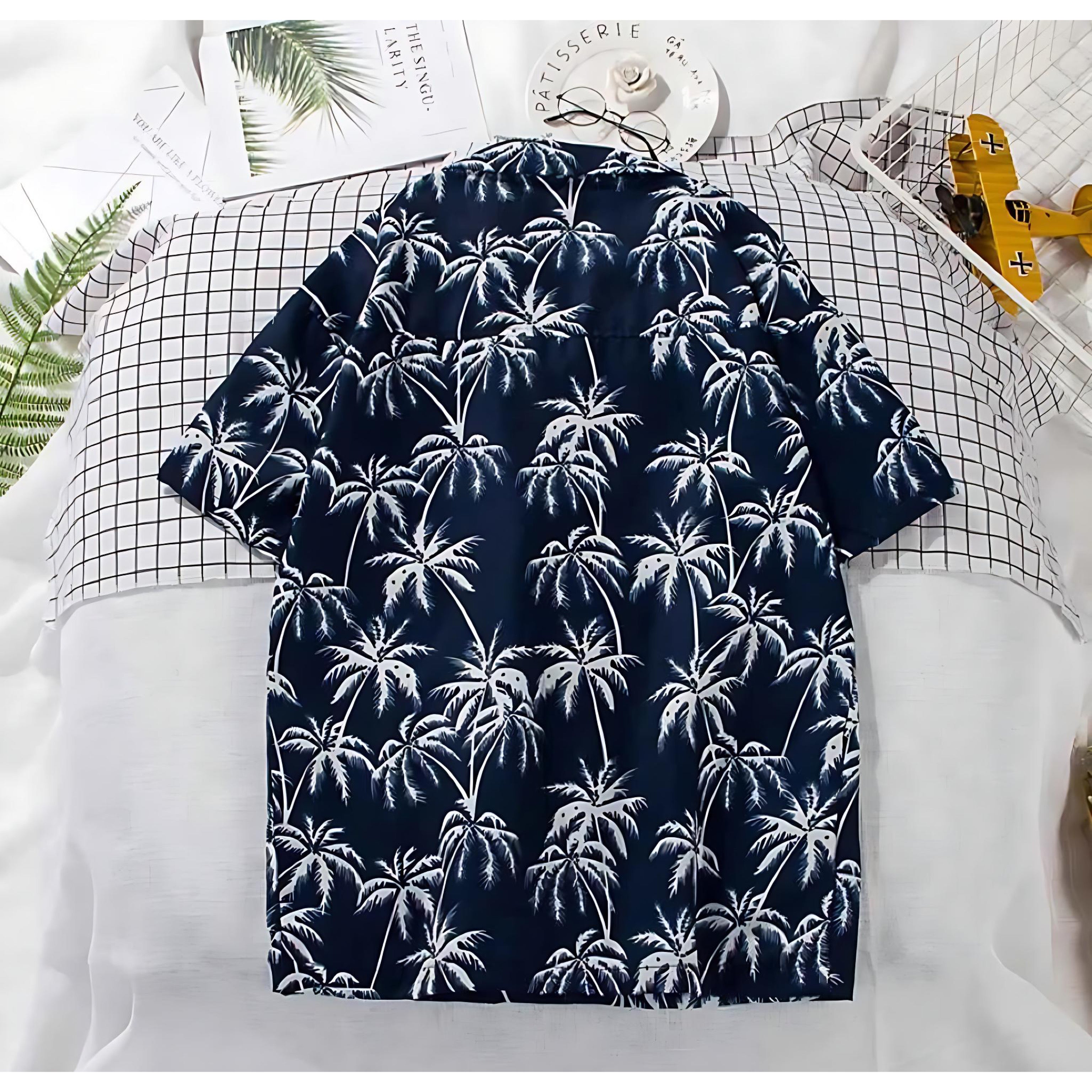 Men’s Floral Beach Shirt | Tropical Style for Summer Fun by Wave & Hang