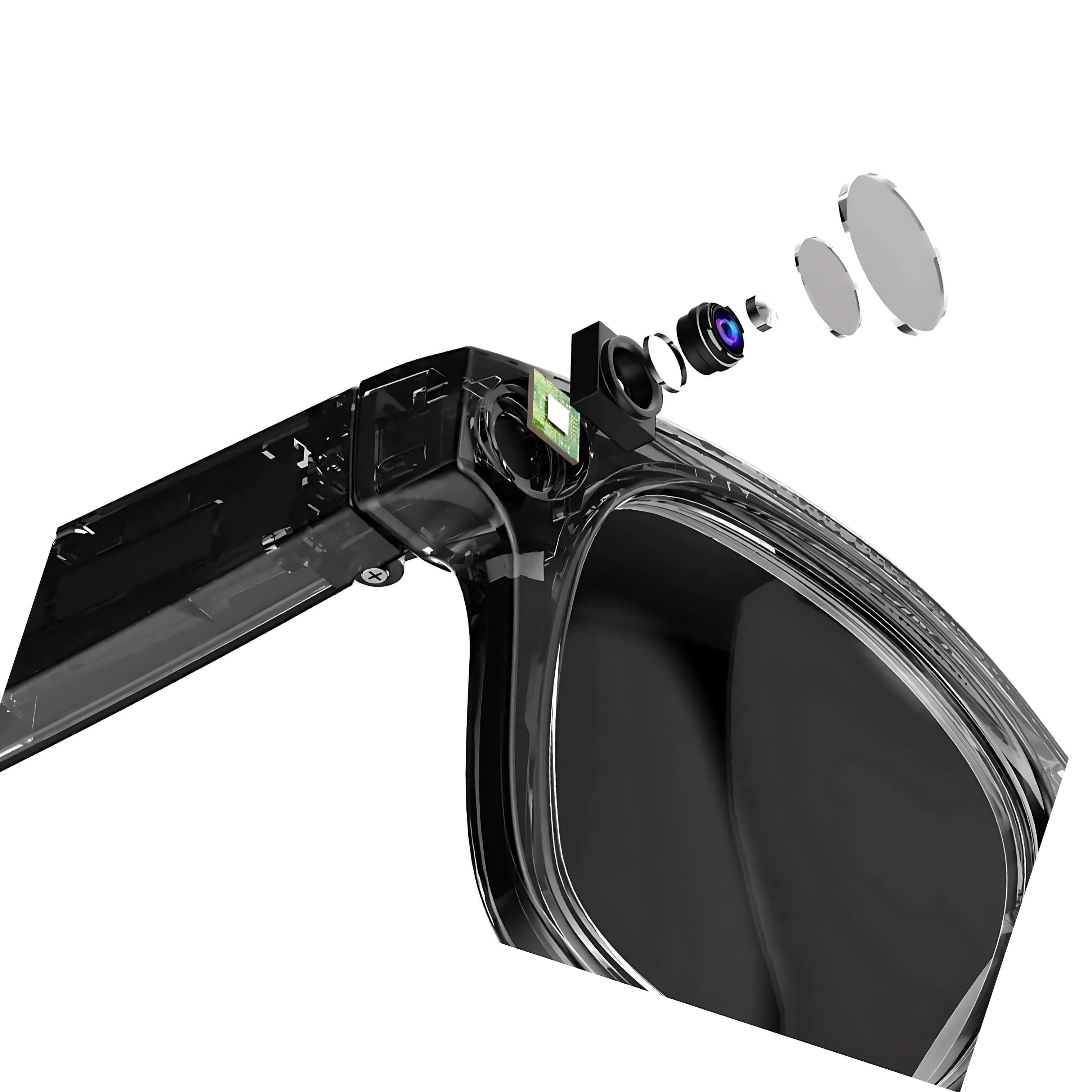 AI Tech Smart Glasses - HD Video Recording & Touch Controls