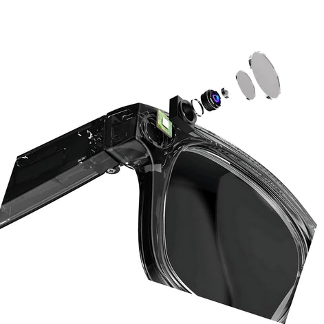 AI Tech Smart Glasses - HD Video Recording & Touch Controls