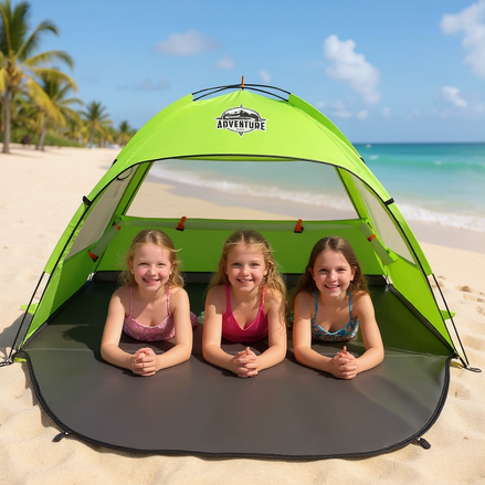 JOYIN Beach Tent – UV Protection for 2-3 People, Portable & Easy Setup